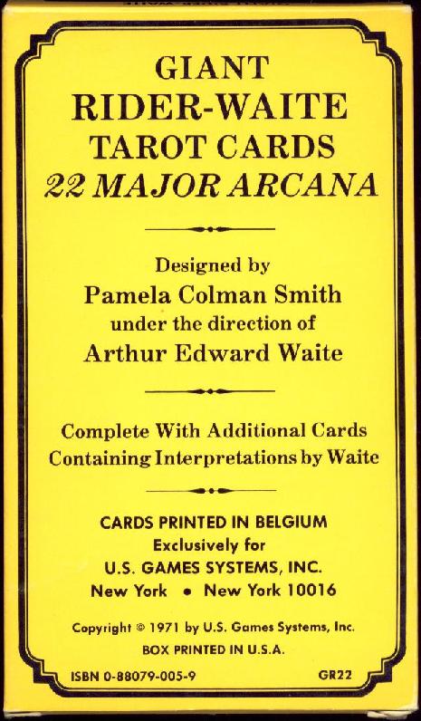 GIANT Pamela Colman Smith - 22 cards.JPG